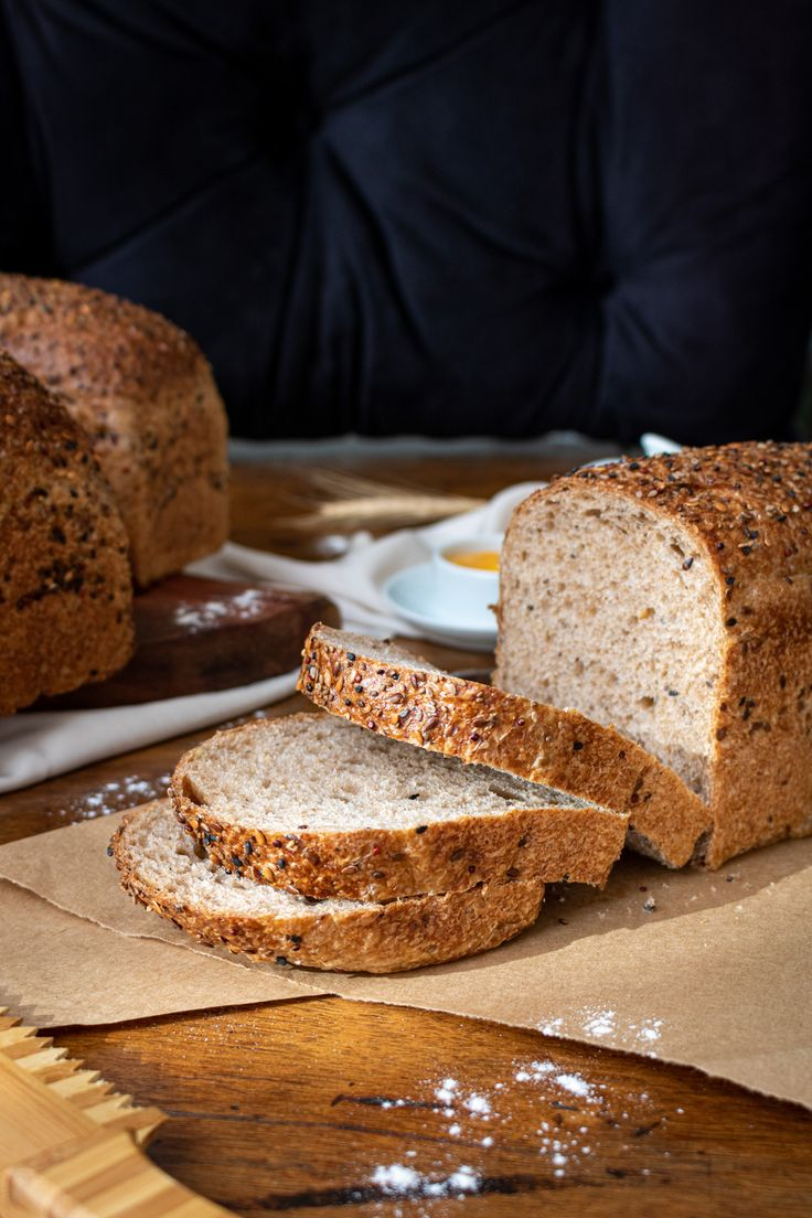Pão integral artesanal